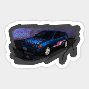 Honda Crx Rad Sticker